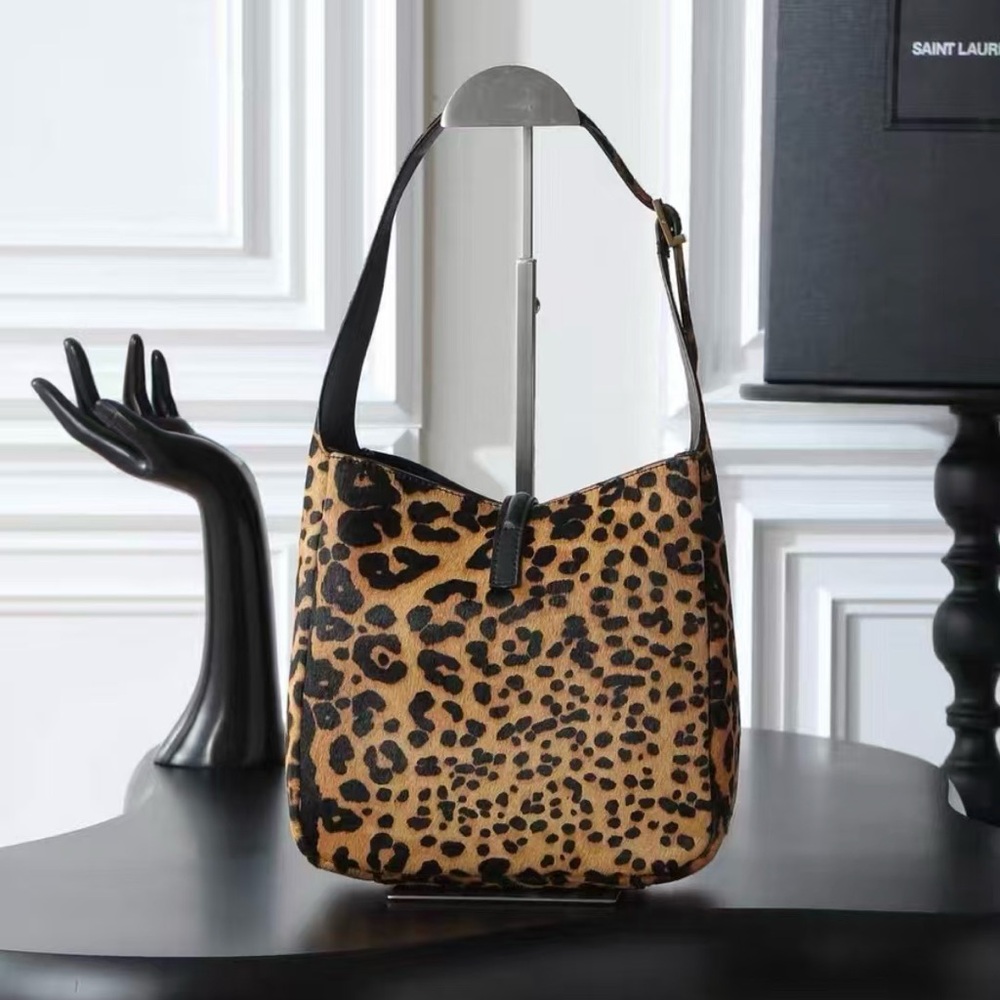 YSL leopard print shoulder bag - Picture 2 of 5